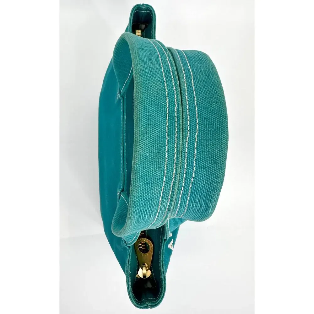 Marc by Marc Jacobs Standard Supply Teal Canvas Small Tote Bag 0622.61